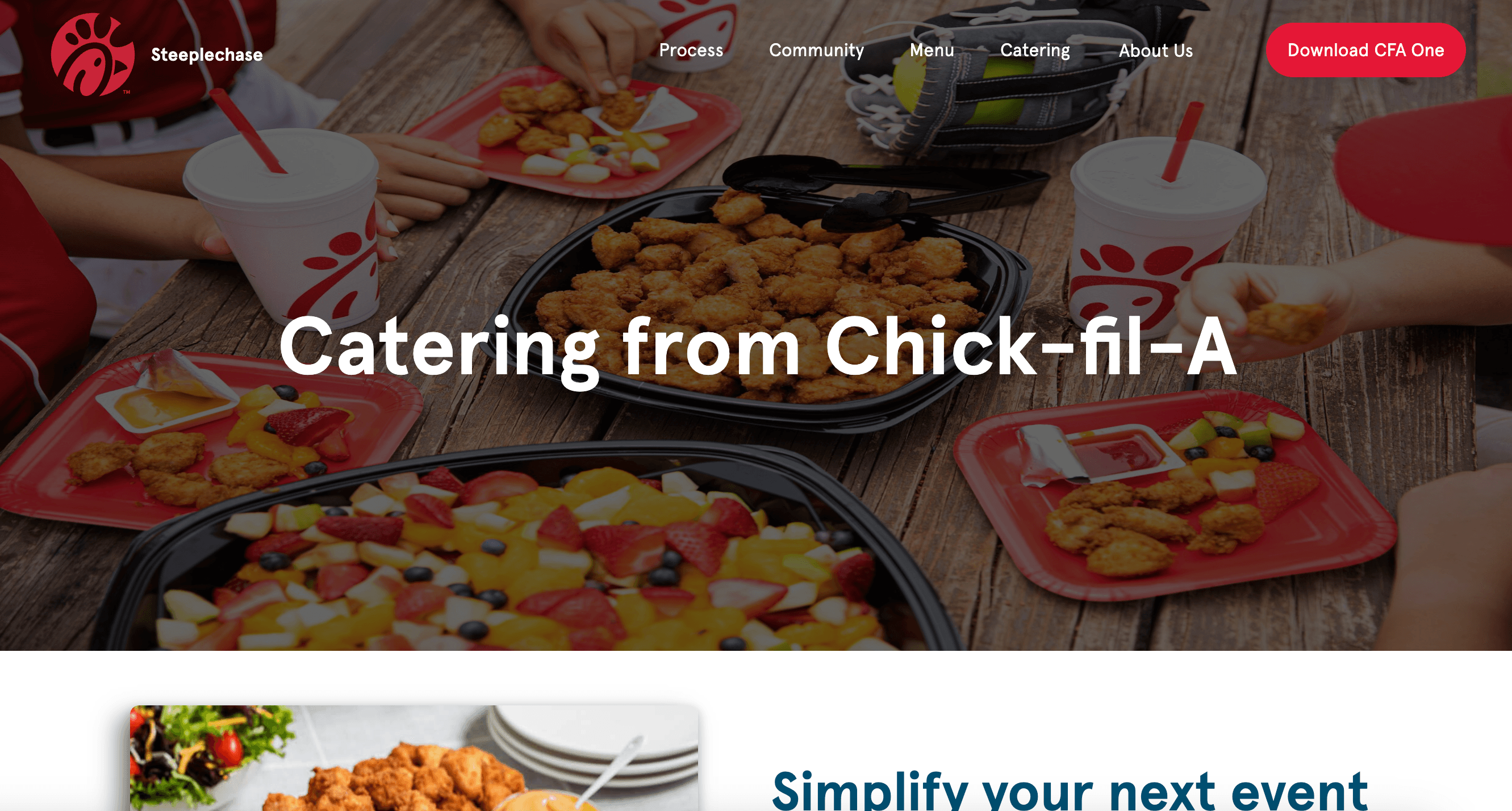 chick-fil-a site page